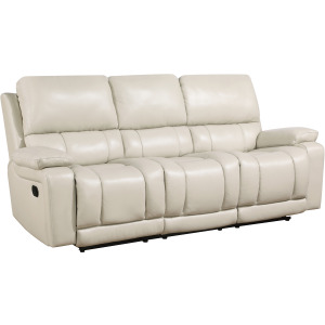 Cicero Sofa W/ Power Footrest & Headrest Cream