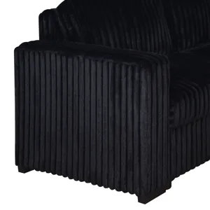 Bliss LAF Loveseat With Corner-Midnight