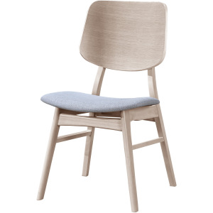 Oscar Wood Back Chair-White Ash