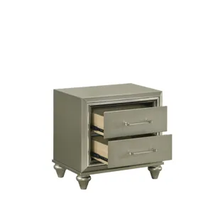 Lumina Nightstand Silver