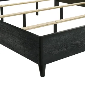 Skyline Headboard, Footboard & Slat Kit-Onyx - Queen
