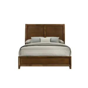 Ballard Headboard, Footboard & Slat Kit-Walnut - Queen
