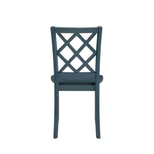 Trellis 5 PC Round Dining Set, Table & 4 Chairs Blue