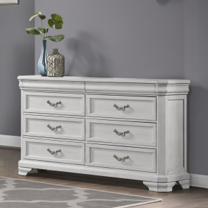 LYNDHURST BEDROOM-VINTAGE WHITE Lyndhurst Dresser Vintage White