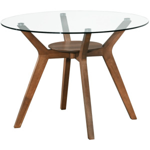 Oscar Round Glass Top For Std Or Counter Dining Base