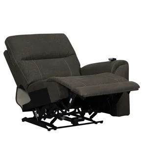 Gaia RAF Recliner W/Power Headrest,footrest,massage, Heat-Sable