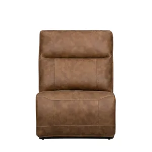 Kyra Armless Chair-Saddle