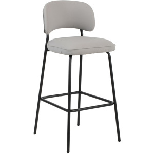 Blythe Ivory Vegan Leather Bar Chair(2 Per Carton)