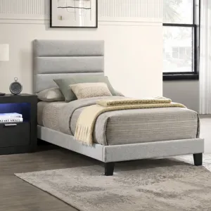 Asher Bedroom Asher Side Rails-Smoke - Twin
