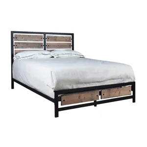 Elk River Headboard, Footboard, & Slats-Rustic - California King