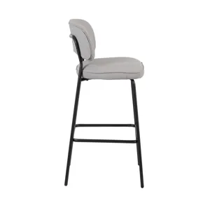 Blythe Ivory Vegan Leather Bar Chair(2 Per Carton)