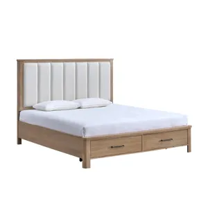 Anika Storage Footboard & Roll Out Slats-Natural - King