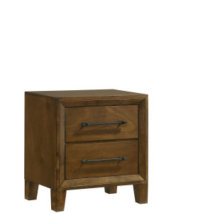 Ballard 2 Drawer Nightstand-Walnut