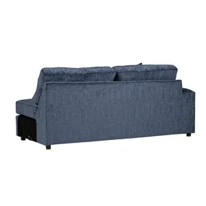 Tristan LAF Loveseat W 2 Accent Pillows-Indigo Blue