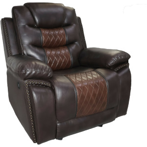 Nikko Motion-Brown Nikko Glider Recliner W/Power Footrest-Brown