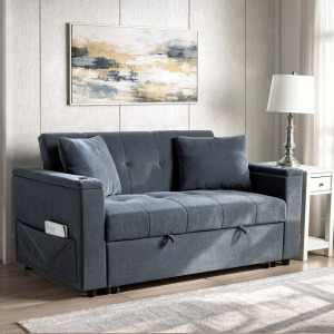 Selby Pop-Up Sleeper Sofa-Blue