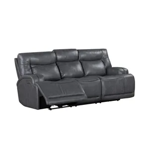 Titan Sofa W/Power Headrest & Footrest-Gray