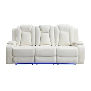 Orion II Sofa W Power Footrest & Headrest-White
