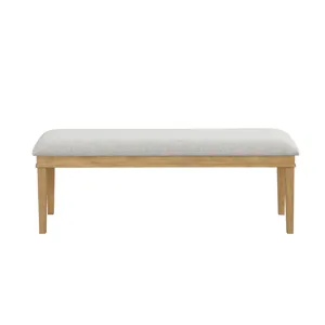 Essence Cushioned Dining Bench-Natural