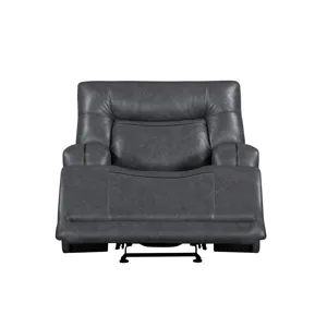 Titan Glider Recliner W/Power Headrest & Footrest-Gray