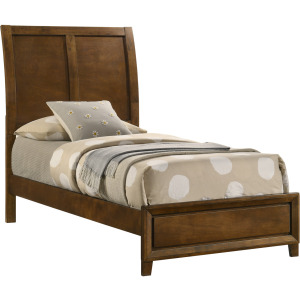 Ballard Headboard, Footboard & Slat Kit-Walnut - Twin