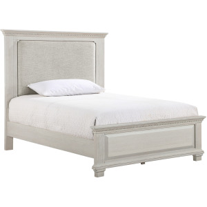 Silver Sands Bedroom Silver Sands Panel Footboard & Slats-Gray - Full
