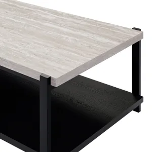 Linea 3 PC Occasional Set 1 Coffee & 2 End Tables-Lt Gray F