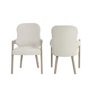 Gwendolyn Upholstered Arm Chair(2 Per Carton-Cerused Taupe