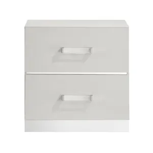 Europa Nightstand White