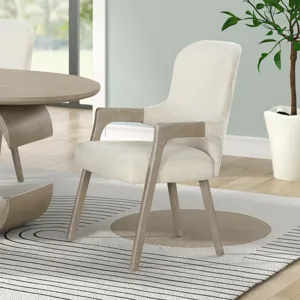Gwendolyn Upholstered Arm Chair(2 Per Carton-Cerused Taupe