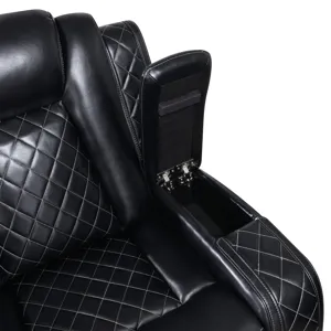 Orion II Glider Recliner-Black