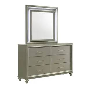 Lumina Lighted Mirror Silver