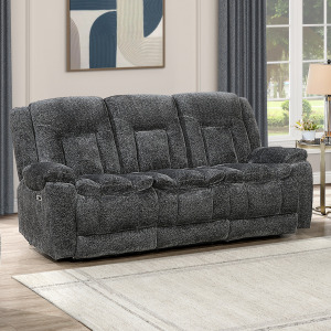 Stanwick Reclining Sofa W/Power Footrest-Gray
