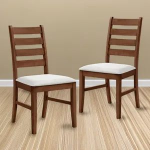 Pascal Ladderback Dining Chair(2 Per Carton-Walnut