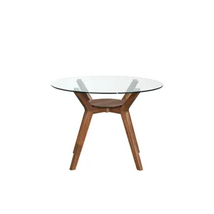 Oscar Round Glass Top For Std Or Counter Dining Base