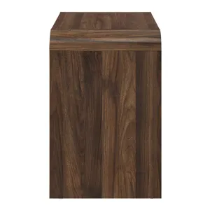Mara Two Drawer End Table Bedside Table-Walnut