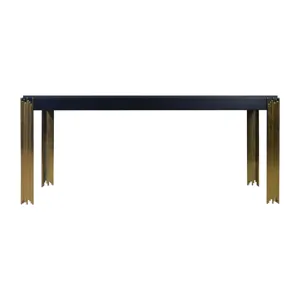 Empire Rectangle Dining Table-Black