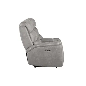 Kamari LAF Console Loveseat W/Dual Power Headrest & Footrest-Gray