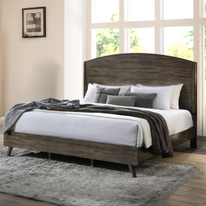Rex Platform Headboard,footboard & Slats-Walnut - King/California King