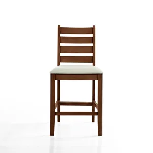 Pascal Ladderback Counter Chair(2 Per Carton-Walnut