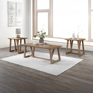 Putnam 3 Piece Occasional Set 1 Coffee & 2 End Tables-Walnu