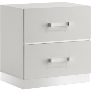 Europa Nightstand White