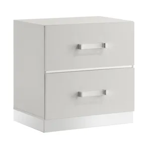 Europa Nightstand White