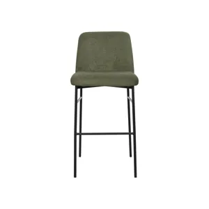 Erik Bar Chair W Black Metal Frame Green(2 Per Carton)