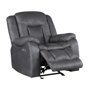 Morello Glider Recliner W/Power Footrest Gray