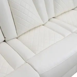 Orion II Sofa W Power Footrest & Headrest-White