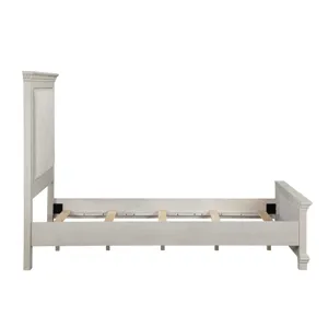 Silver Sands3/3 Panel Footboard & Slats-Gray - Twin