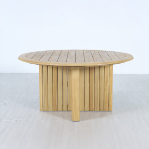 Sedona Round Patio Dining Table Natural