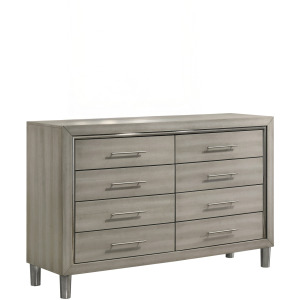Lennox 8 Drawer Dresser-Gray