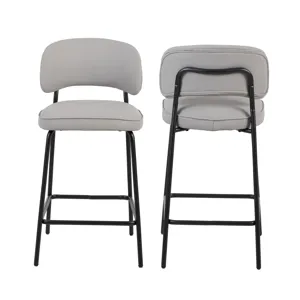 Blythe Ivory Vegan Leather Counter Chair(2 Per Carton)